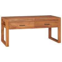 Tv-bord 100x40x45 cm massivt teaktræ