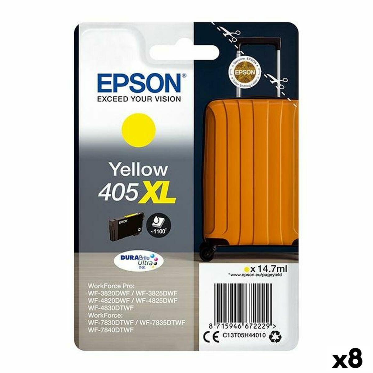 Epson 405XL gul blækpatron - original (8-pak)