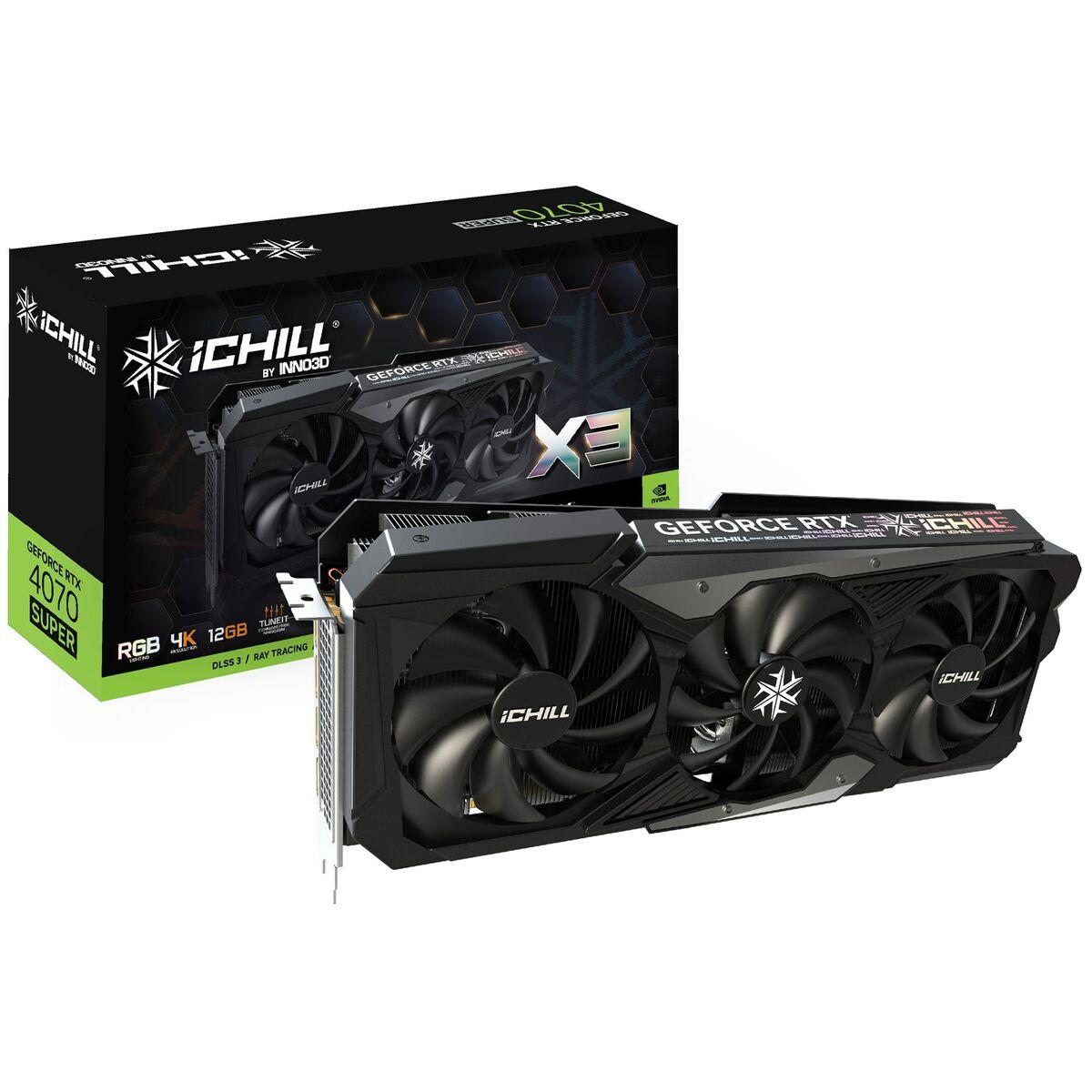 Grafikkort INNO3D C407S3-126XX-186148H GEFORCE RTX 4070 12 GB GDDR6X