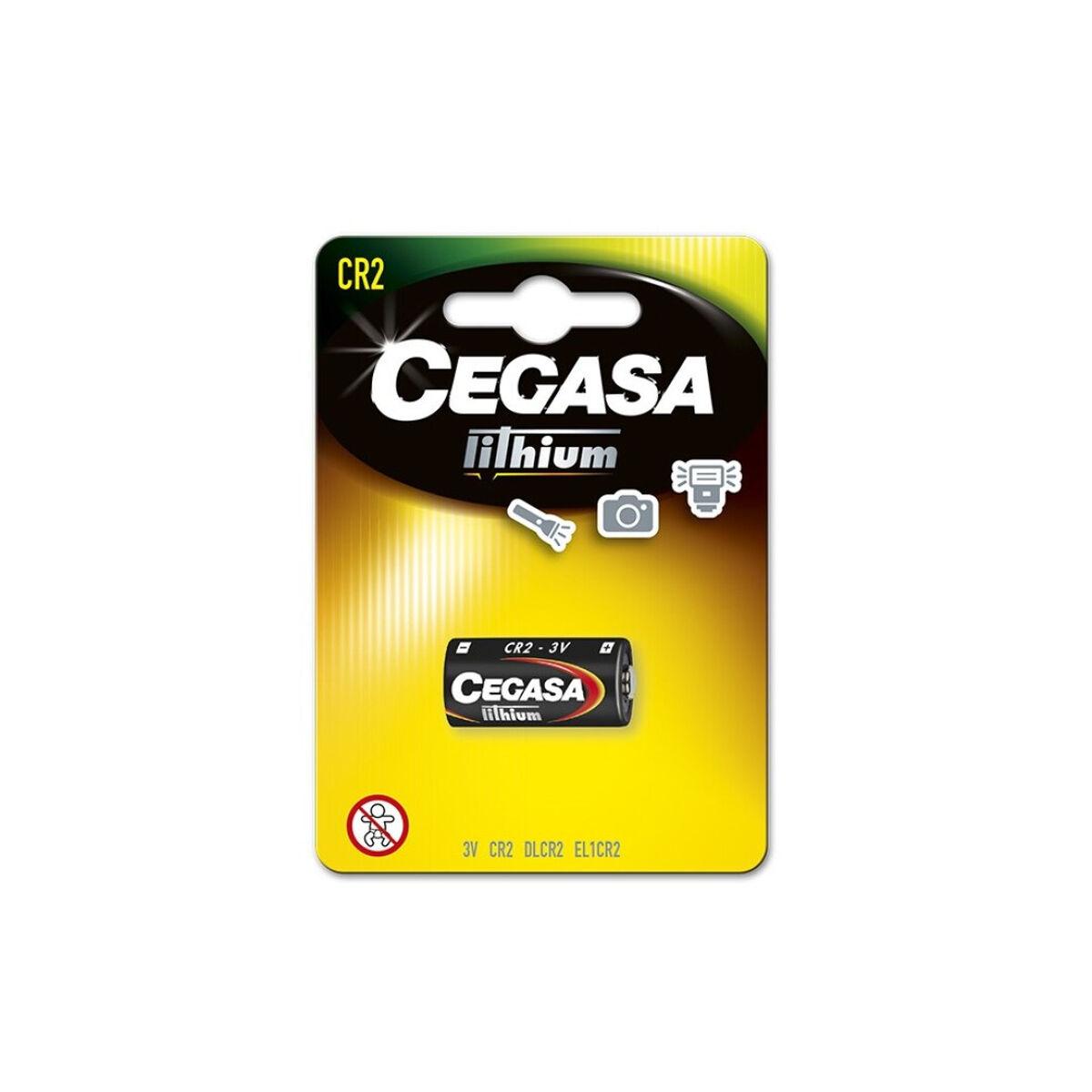 Cegasa CR2 lithium batteri 3 V - 1 stk.