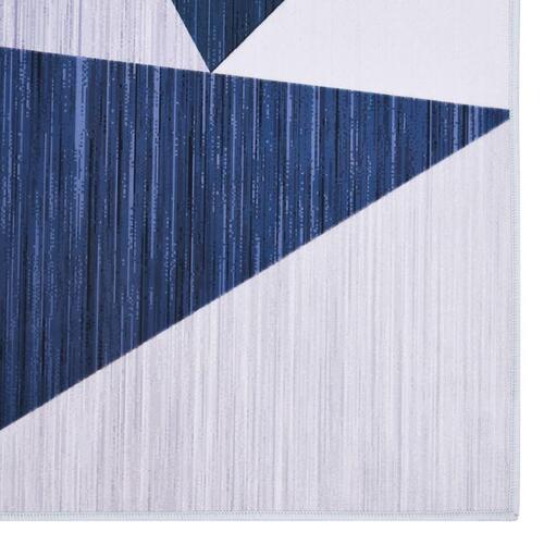 Gulvtæppe med tryk 160x230 cm stof flerfarvet