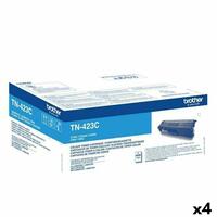 Original toner Brother HLL8260CDW HLL8360CDW HLL9310CDW TN423C Cyan (4 enheder)