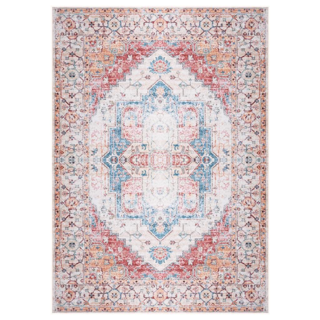 Gulvtæppe med tryk 160x230 cm stof flerfarvet