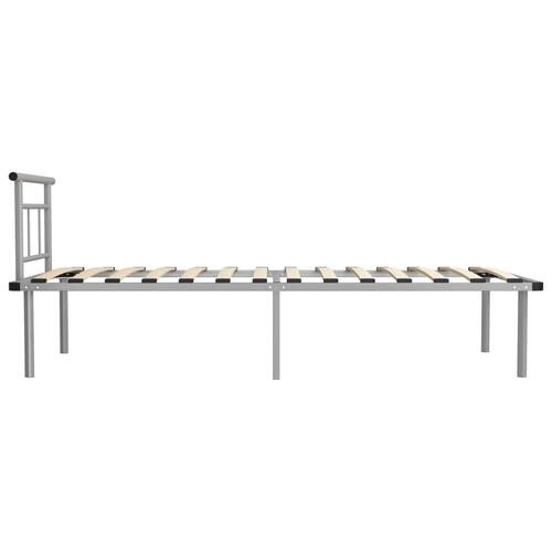 Sengestel 100x200 cm metal grå