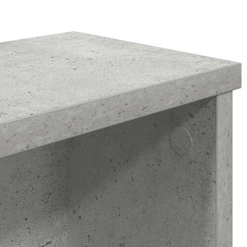 Køkkenstativ kan stables 50x15x16 cm konstrueret træ betongrå