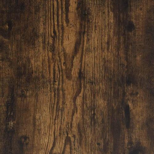 Bogreol 3 hylder 60x30x120 cm konstrueret træ røget eg