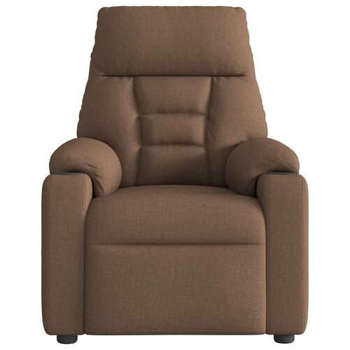 Massagestol stof brun