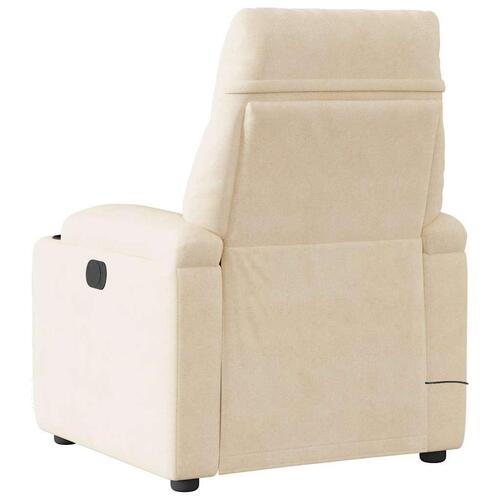 Massagestol mikrofiberstof beige