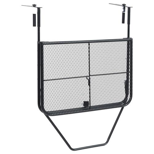 Altanbord 60x40 cm stål sort