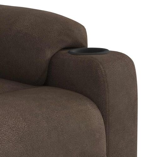 Lænestol mikrofiberstof brun