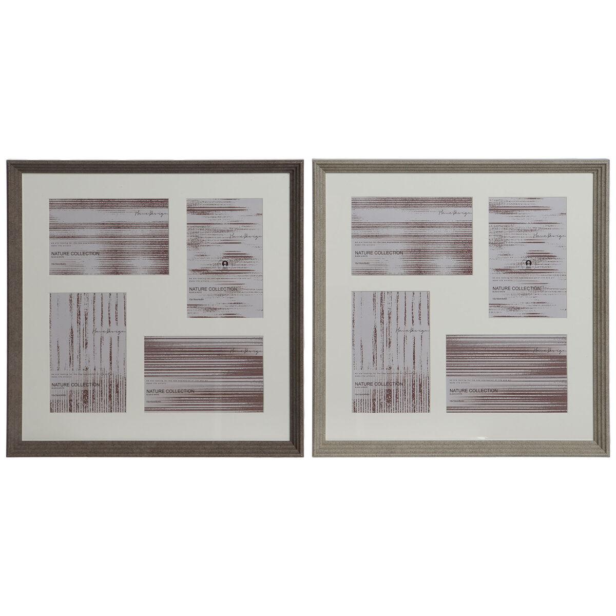 Fotoramme, brun/natur, Urban - 34 × 3 × 34 cm (2 stk.)