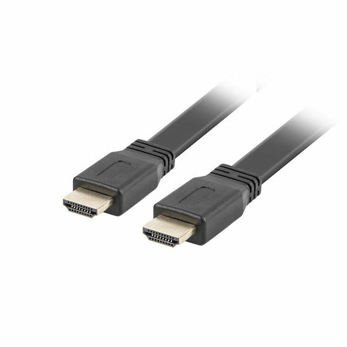 Lanberg HDMI-kabel 1,8 m - HDMI 2.0, han/han, sort billede