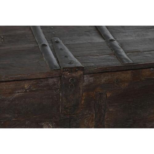Kiste Home ESPRIT Brun Jern Teak 137 x 44 x 98 cm