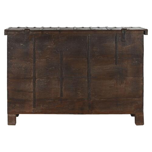 Kiste Home ESPRIT Brun Jern Teak 137 x 44 x 98 cm