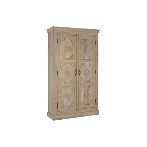 Skab Home ESPRIT Natur Mangotræ 125 x 43 x 214 cm
