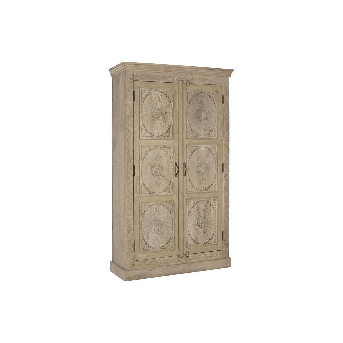 Skab Home ESPRIT Natur Mangotræ 125 x 43 x 214 cm