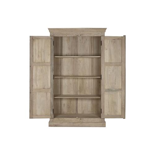 Skab Home ESPRIT Natur Mangotræ 125 x 43 x 214 cm