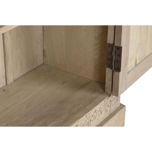 Skab Home ESPRIT Natur Mangotræ 125 x 43 x 214 cm