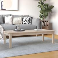 Sofabord 110x50x30 cm massivt fyrretræ