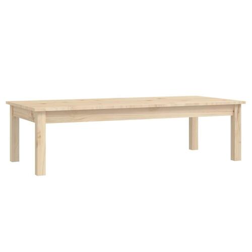 Sofabord 110x50x30 cm massivt fyrretræ