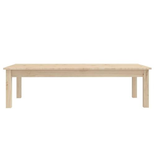 Sofabord 110x50x30 cm massivt fyrretræ