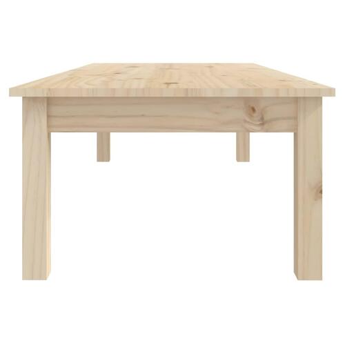 Sofabord 110x50x30 cm massivt fyrretræ