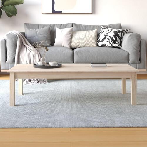 Sofabord 110x50x30 cm massivt fyrretræ