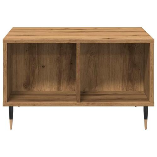 Sofabord 60x50x36,5 cm konstrueret træ kunsteg