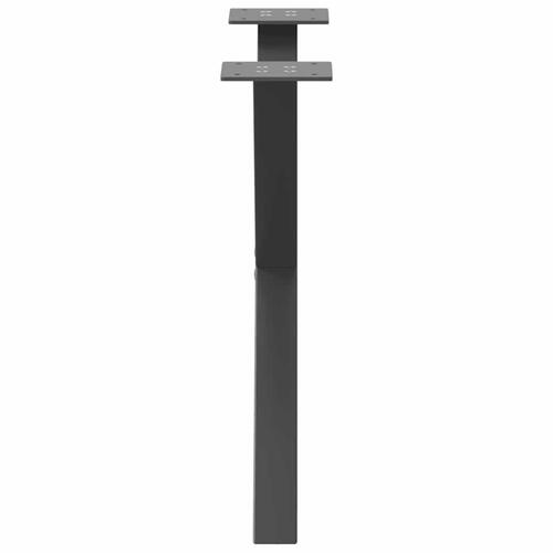 Sofabordben X-formet 2 stk 50x(42-43) cm stål antracitgrå