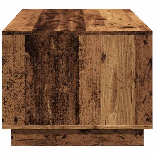 Sofabord 102×55×43 cm i konstrueret træ - antikt trælook