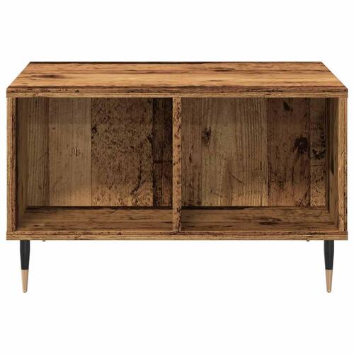 Sofabord 60x50x36,5 cm konstrueret træ antikt trælook