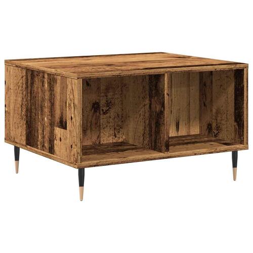 Sofabord 60x50x36,5 cm konstrueret træ antikt trælook