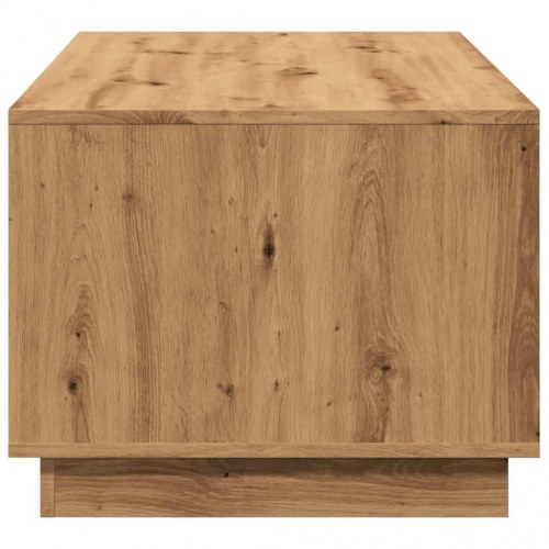 Sofabord 102x55x43 cm konstrueret træ kunsteg