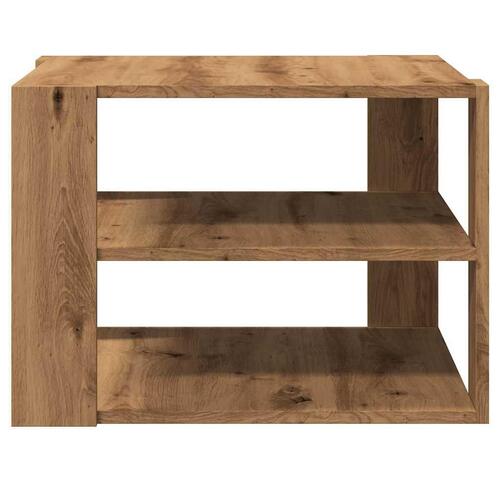 Sofabord 58x58x40 cm konstrueret træ kunsteg