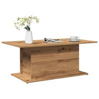 Sofabord 102x55,5x40 cm konstrueret træ kunsteg