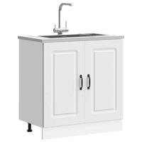 Underskab til vask Kalmar 80x46x81,5 cm konstrueret træ hvid