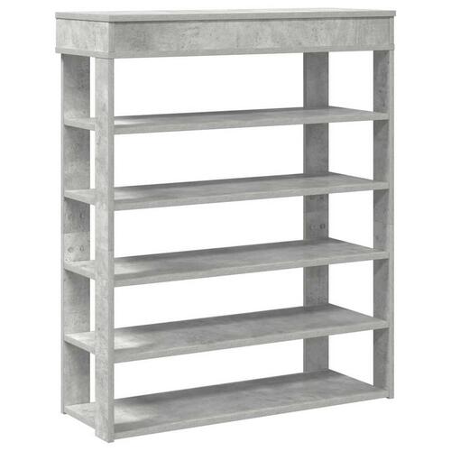 Skoreol 80x30x98 cm konstrueret træ beton-eg