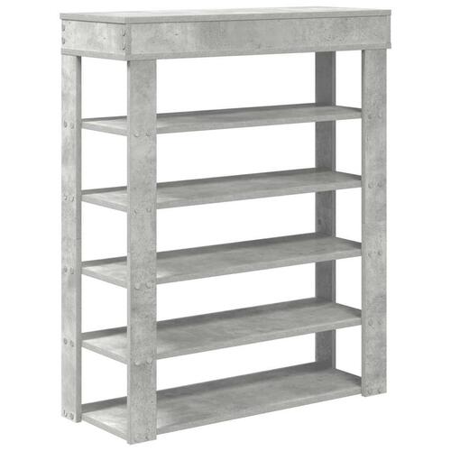 Skoreol 80x30x98 cm konstrueret træ beton-eg