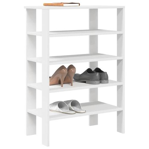 Skoreol 61x32x87,5 cm konstrueret træ hvid