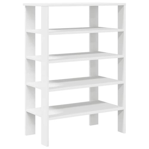 Skoreol 61x32x87,5 cm konstrueret træ hvid