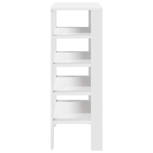 Skoreol 61x32x87,5 cm konstrueret træ hvid