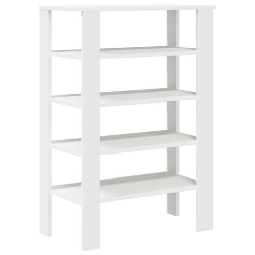 Skoreol 61x32x87,5 cm konstrueret træ hvid
