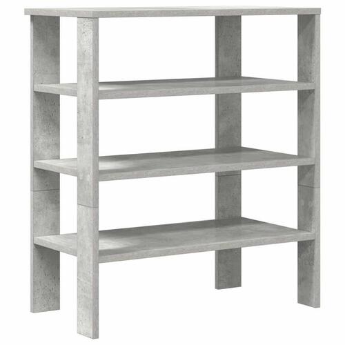 Skoreol 61x32x70 cm konstrueret træ betongrå