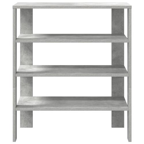 Skoreol 61x32x70 cm konstrueret træ betongrå