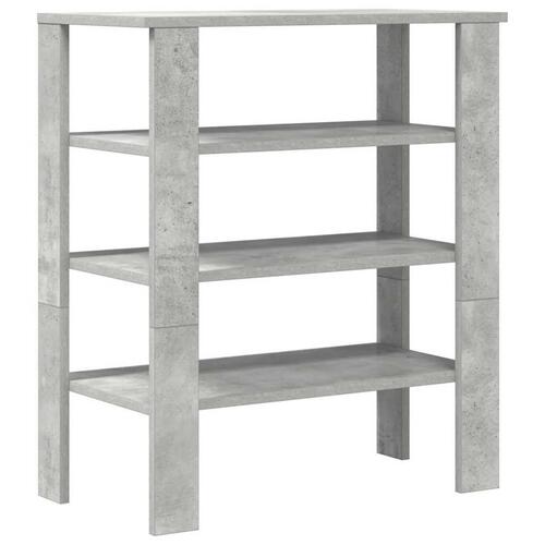Skoreol 61x32x70 cm konstrueret træ betongrå