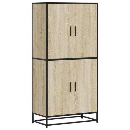 Skab 68x35x139 cm konstrueret træ sonoma-eg