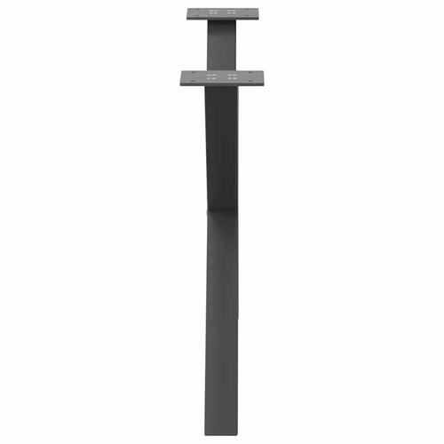 Sofabordben X-formet 2 stk 70x(42-43) cm stål antracitgrå
