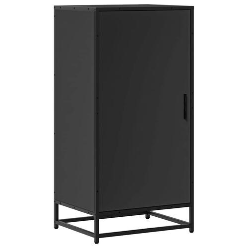 Skostativ 48x38x97,5 cm konstrueret træ sort