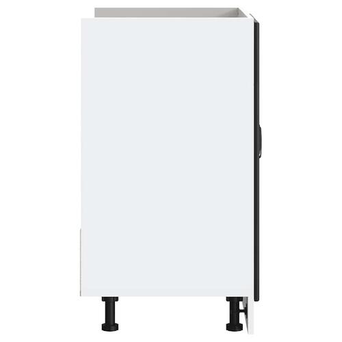 Underskab til vask Kalmar 80x46x81,5 cm konstrueret træ sort