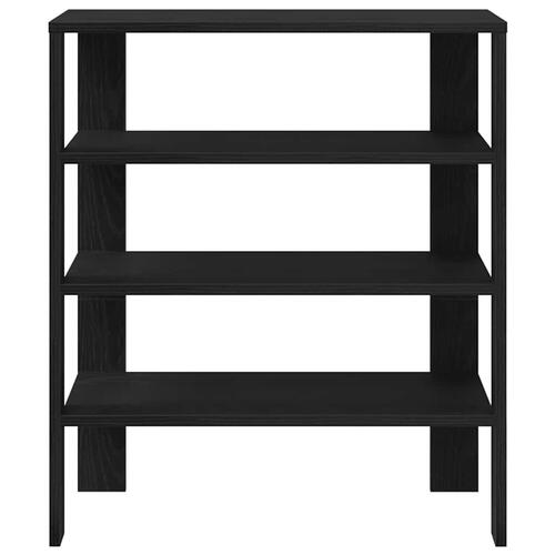 Skostativ 61x32x70 cm konstrueret træ sort